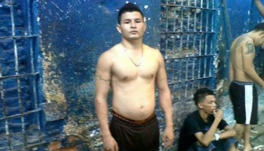 Leonel Álvaro Hernández cuando estuvo preso en el 2012.