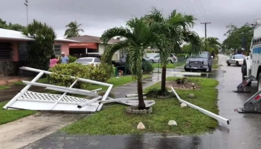La tormenta tropical Philippe