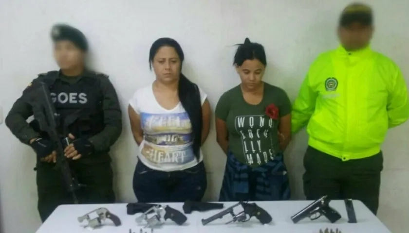 Las mujeres fueron capturadas la semana pasada en su residencia.