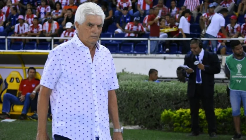 Julio Comesaña, DT del Junior.