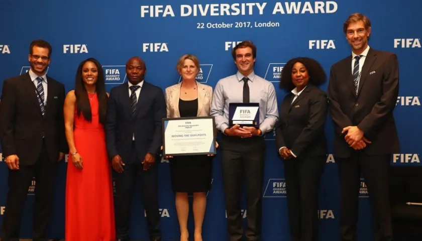 Integrantes de la fundación galardonada. 