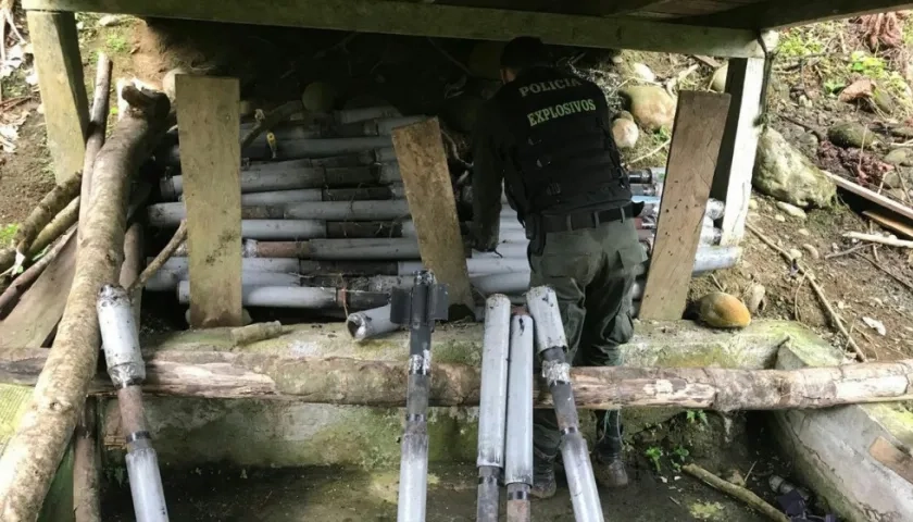 Caleta en zona rural de Tumaco.