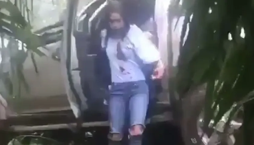 Video del momento del accidente.