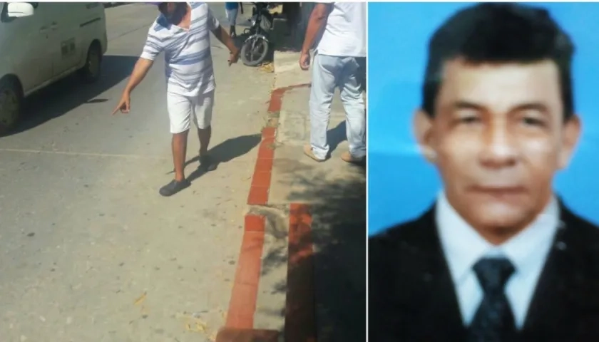 Wilmer Alfonso Cuéllar, de 51 años, perdió el equilibrio y se golpeó la cabeza.