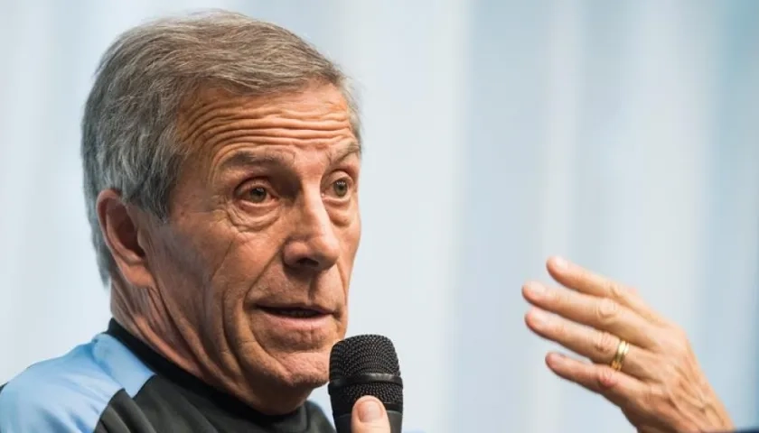 Óscar Tabárez, técnico de la selección de Uruguay.
