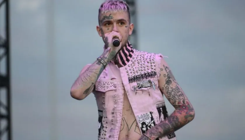 El rapero neoyorquino Lil Peep.