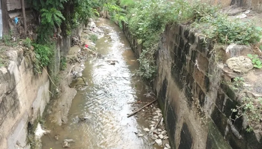 Estado en que se encuentra uno de los tramos a canalizar.