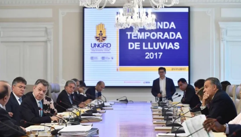 El Director de la Unidad de Gestión del Riesgo, Carlos Iván Márquez, entregó un informe de las emergencias ocasionadas por la temporada de lluvias.