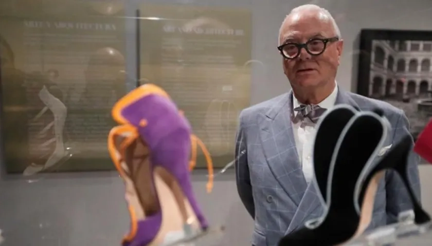 Manolo Blahnik, diseñador de zapatos.