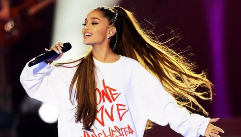 La cantante Ariana Grande.