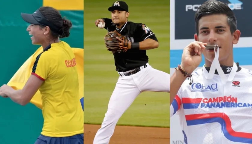 Mafe Herazo, Donovan Solano y Nelson Soto.