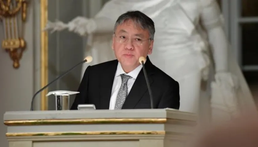 El Nobel de Literatura Kazuo Ishiguro.