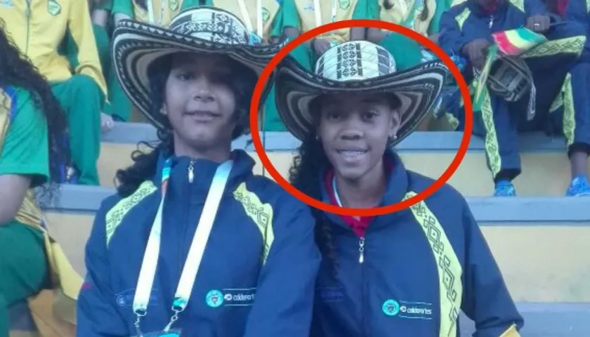 Yovana Camargo, ganadora de la medalla de oro. 