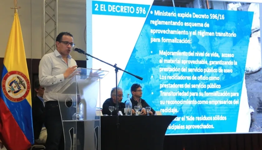 Viceministro de Agua, Jorge Carrillo