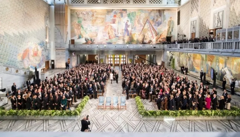 Entrega de los Premios Nobel.
