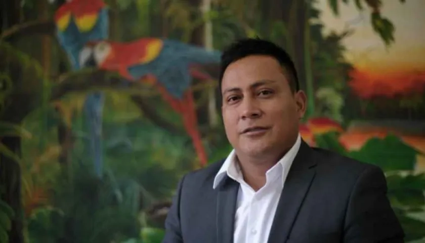 Robinson López, líder indígena del Putumayo.