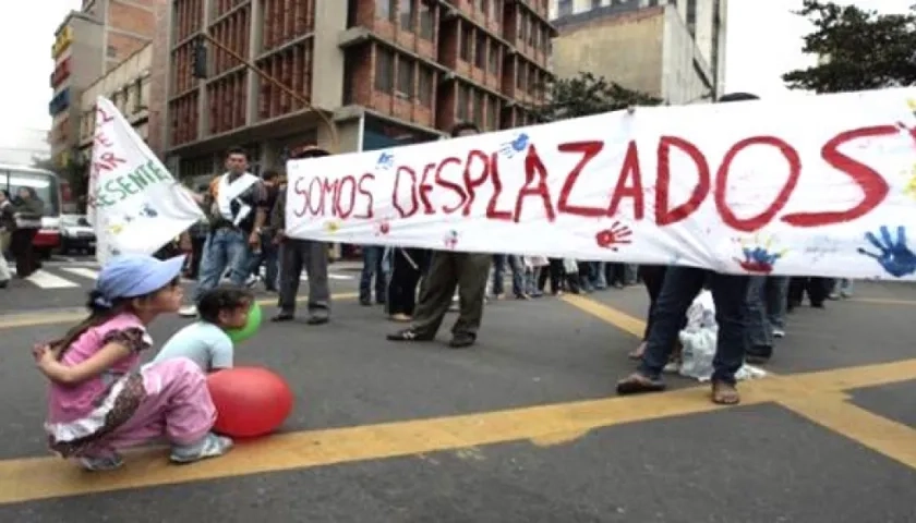 Los recientes hechos de violencia aumentaron la población desplazada.