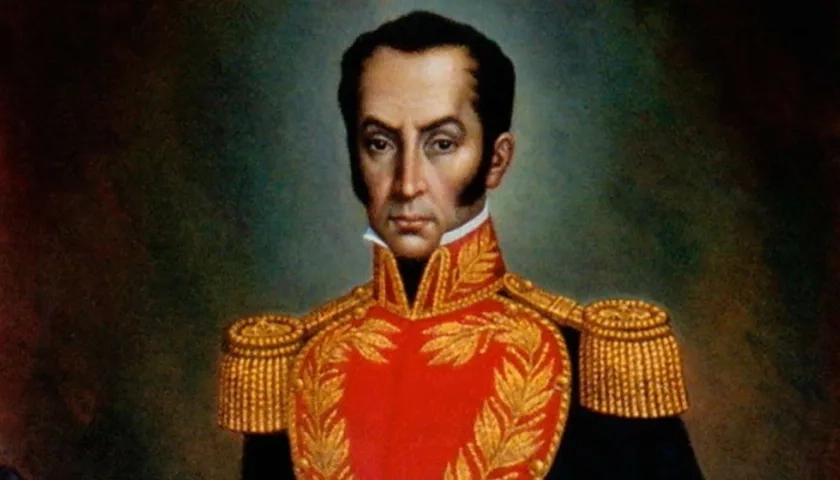 Simón Bolívar, el libertador.
