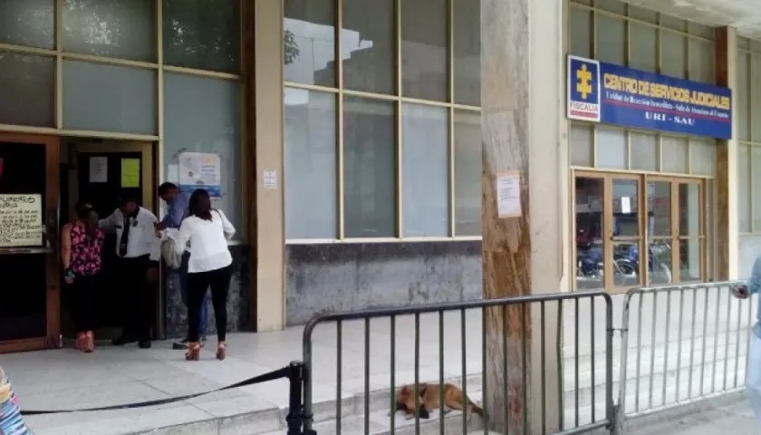 El capturado fue llevado hasta la URI para su correspondiente judicialización.