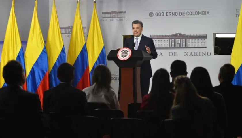 Juan Manuel Santos.