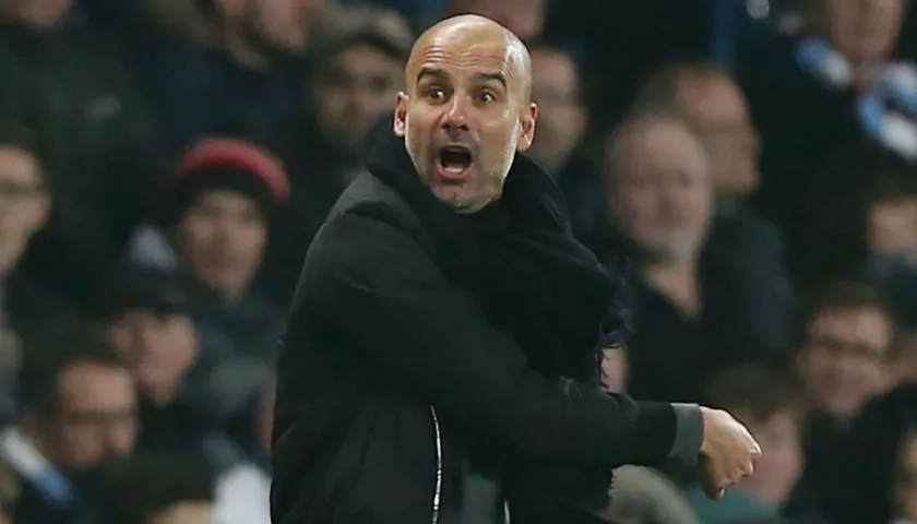 Pep Guardiola, técnico del Manchester City. 