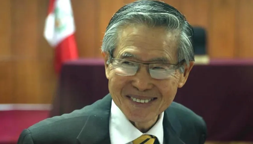 Alberto Fujimori, expresidente de Perú.