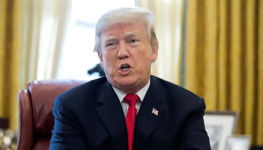 Donald Trump, presidente de Estados Unidos.