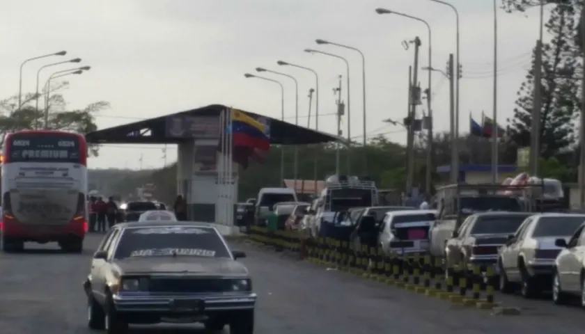 La frontera en Paraguachón.