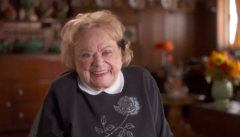 La actriz estadounidense Rose Marie.