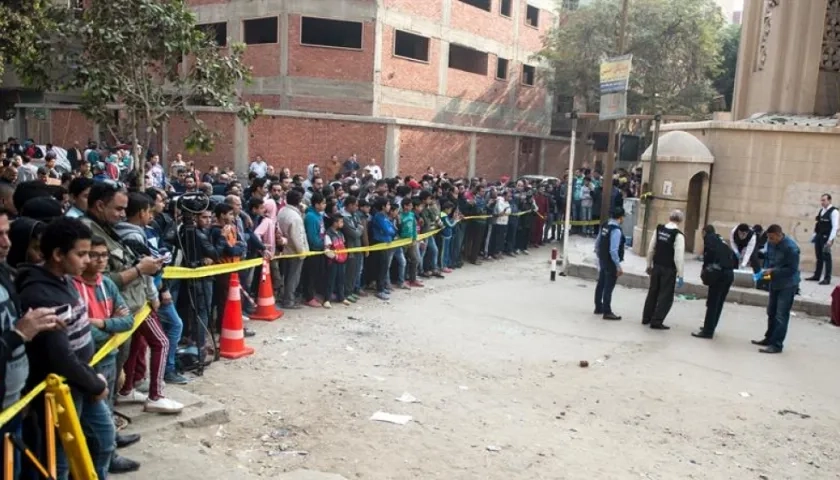 El hombre armado fue capturado. 