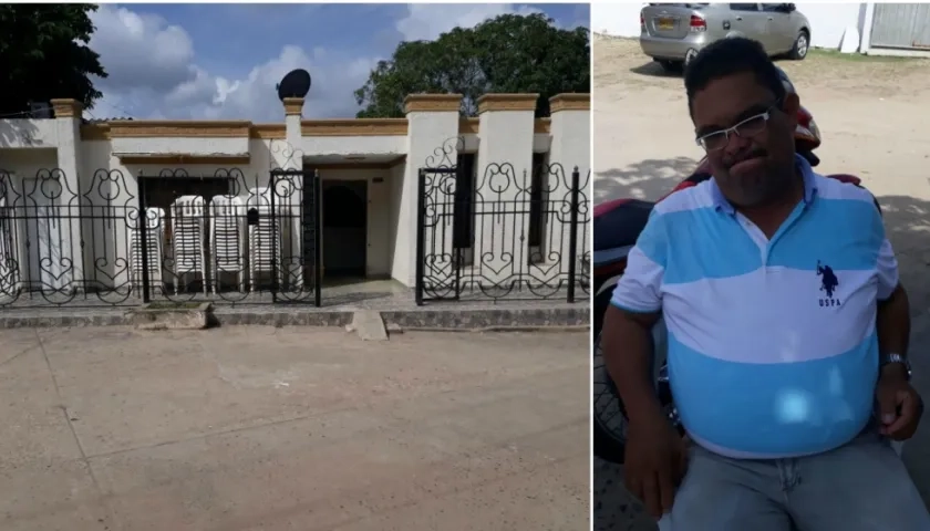 Vivienda donde residía en Sabanalarga, María Alejandra y su papá, Mario Pacheco.