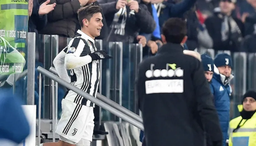 Paulo Dybala, delantero argentino. 