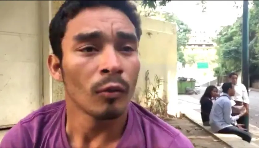 Bernabé Montes, esposo de la joven asesinada.