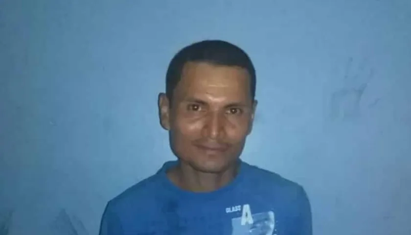 Freddy Cruz García, tras ser capturado.