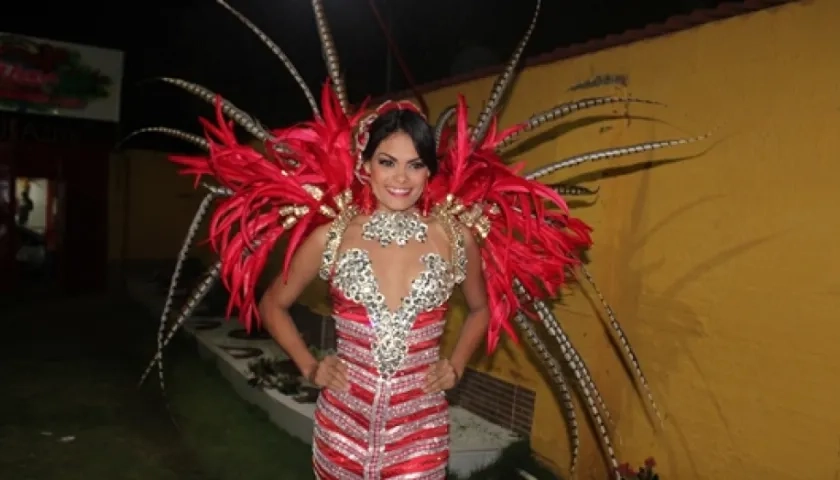 Marialis Isabel Muriel, reina del Carnaval de Malambo 2018.