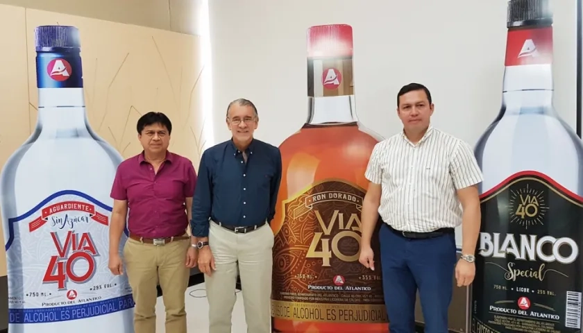 El Gobernador Eduardo Verano, durante la presentación de los productos.