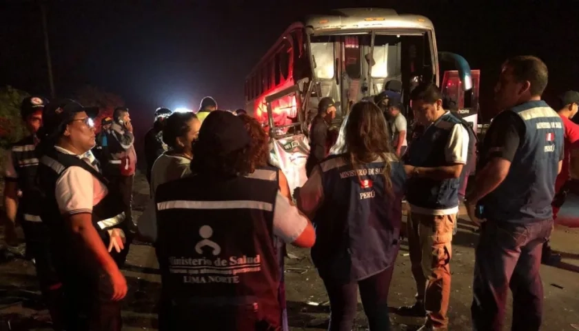 El accidente se produjo en la madrugada.