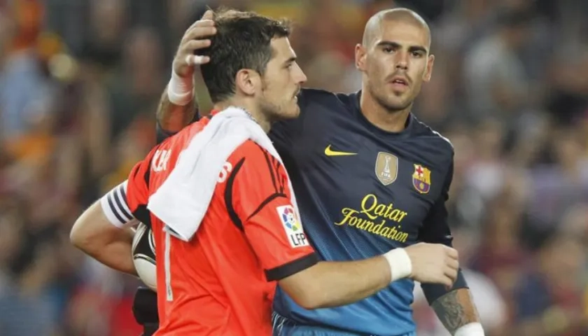 Iker Casillas y Víctor Valdés.