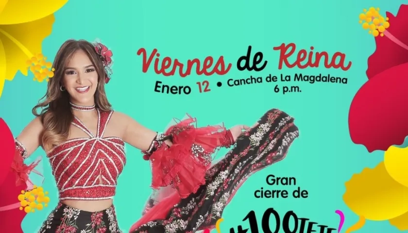 La reina Valeria Abuchaibe Rosales.