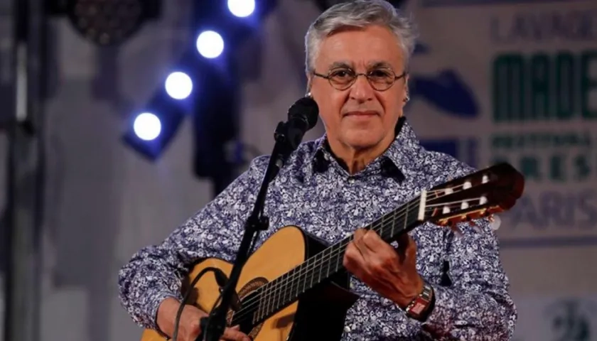 El cantautor Caetanos Veloso.