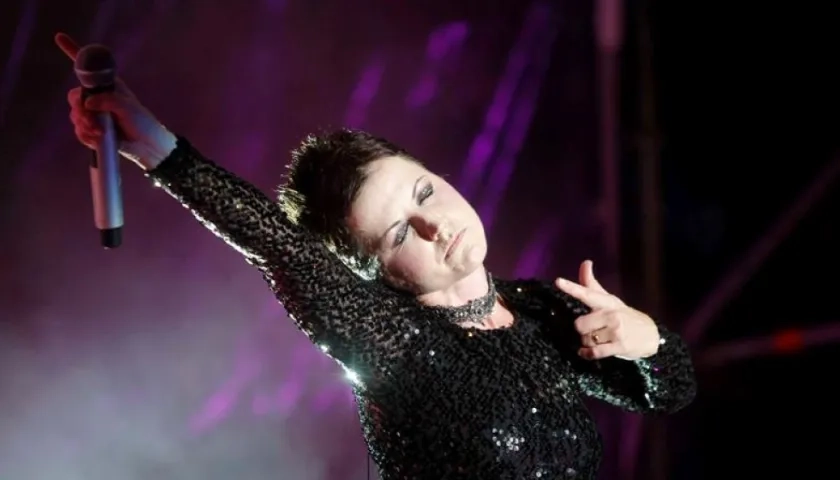 La cantante irlandesa Dolores O'Riordan.