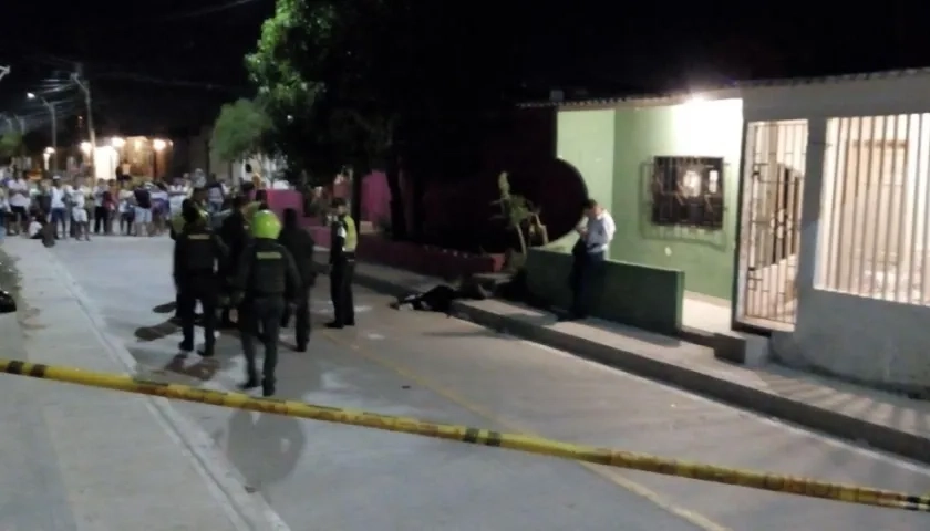 En este lugar se desató la riña que dejó dos jóvenes muertos.