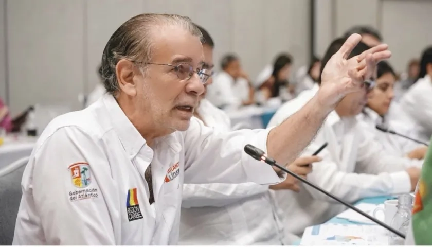 Eduardo Verano, gobernador del Atlántico.