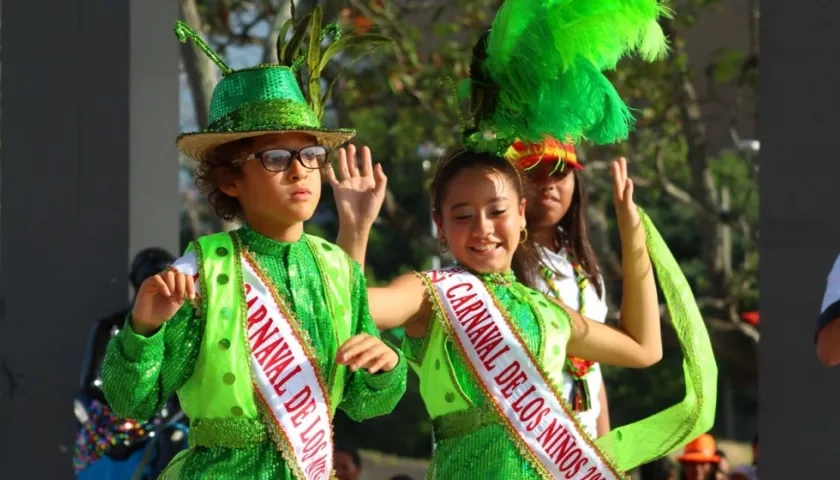 Sammy y Shadya los Reyes Infantiles del Carnaval 2018.