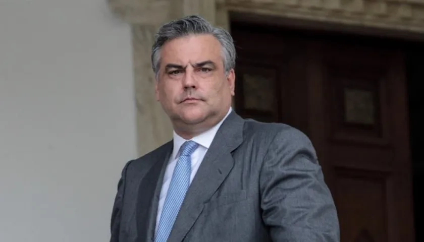 Fotografía de archivo del embajador de España en Venezuela, Jesús Silva, en la sede de la Cancillería venezolana, en Caracas.