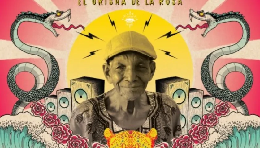 El álbum 'Orisha la rosa' de Magín Díaz.