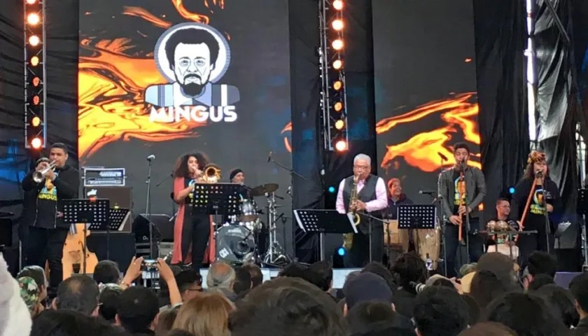 Presentación del ensamble quillero ‘Cumbia & jazz fusión’ en Jazz al Parque.