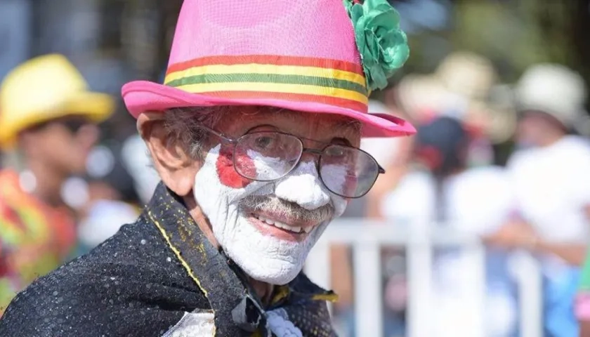  Don Benigno  Hernández Martínez, el integrante de mayor edad de la Danza Congo Grande.