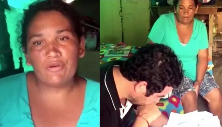 El entonces Concejal Carlos Meisel se solidarizó con el caso y visitó la familia.