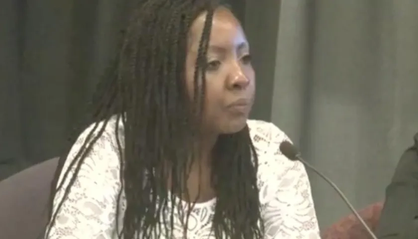 Erlendy Cuero, hermana de Bernardo Cuero el líder asesinado en Malambo.